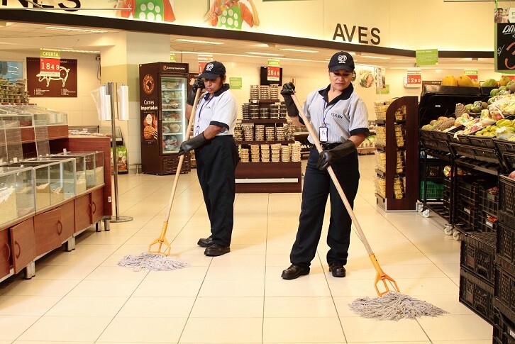 limpieza en supermercados
